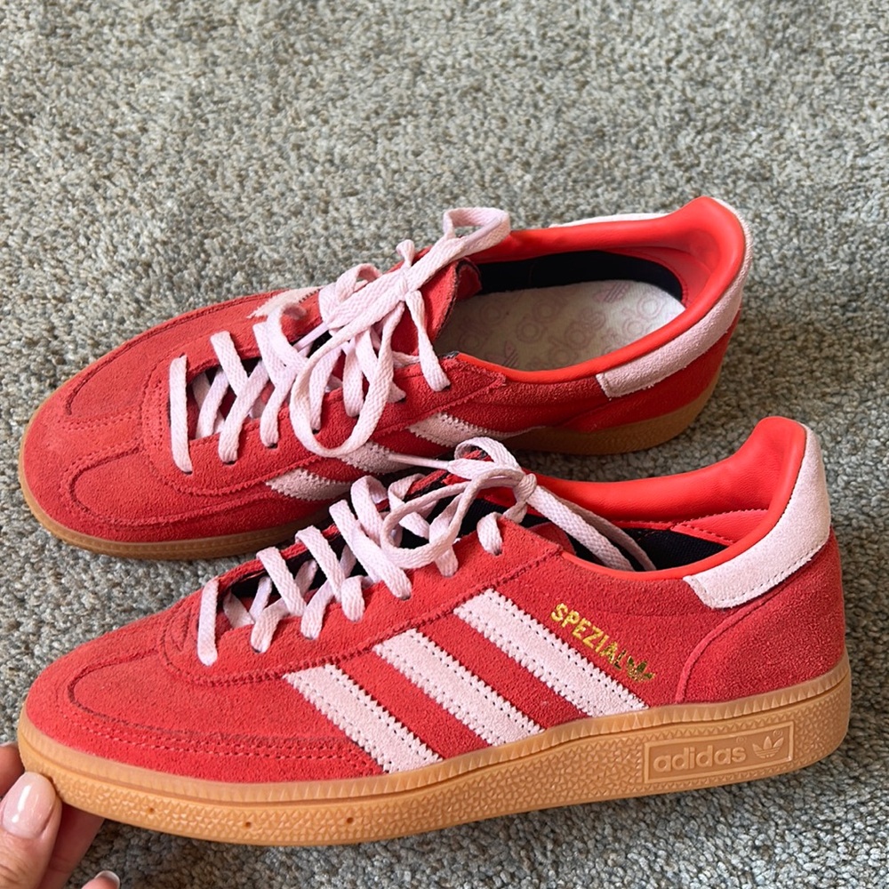NEW Adidas spezial handball bright red clear pink